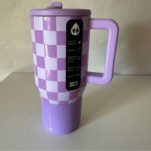 HydroJug Lavender Checkered 20 oz Traveler Rare and HTF